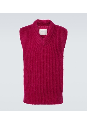 Jil Sander Mohair and wool sweater vest