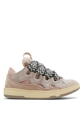 Lanvin Pale Pink Curb Sneakers