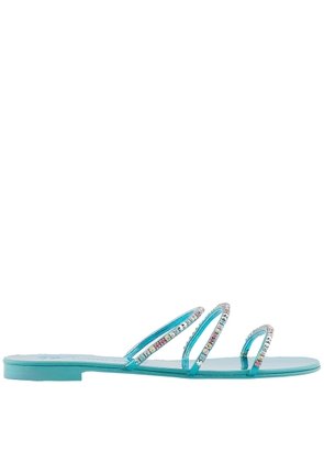 Giuseppe Zanotti Rhinestone Embellished Flat Sandals