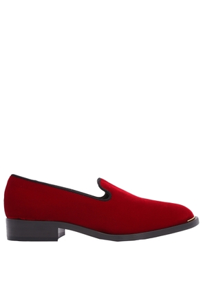 Giuseppe Zanotti Lyidia Velvet-Effect Loafers