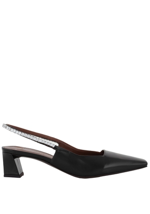 Giuseppe Zanotti Patent Brendha Crystal Slingback Pumps