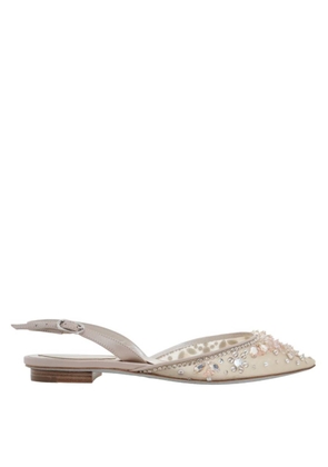 Rene Caovilla Cinderella Slingback Flats, Brand Size 36.5 ( US Size 6.5 )