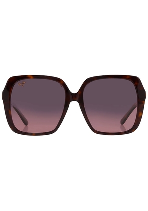 Maui Jim Poolside Maui Rose Square Ladies Sunglasses RS838-10 55