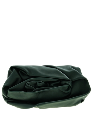 Burberry Rose Motif Leather Clutch