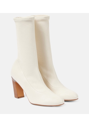 Khaite Apollo leather ankle boots