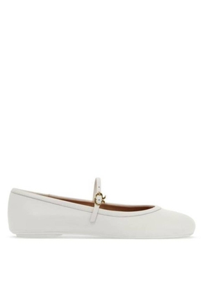Gianvito Rossi Carla Leather Ballet Flats
