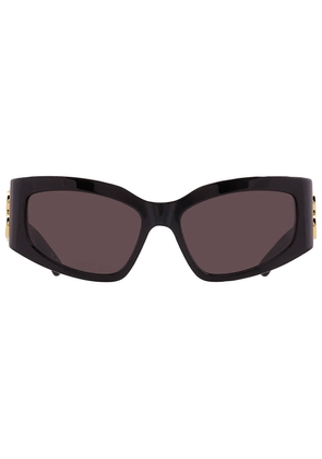 Balenciaga Gray Cat Eye Ladies Sunglasses BB0321S 002 57