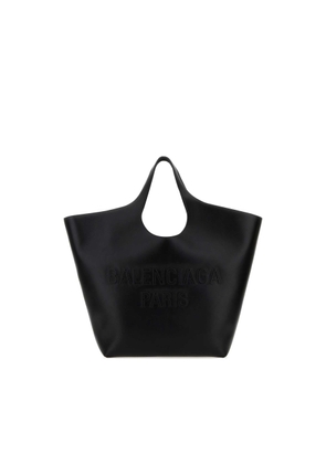 Balenciaga Black Leather Large Mary-kate Shopping Bag