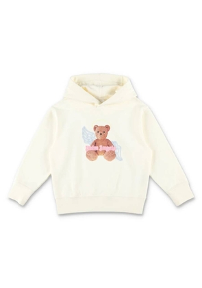 Palm Angels Kids Bear Angel Cotton Hoodie