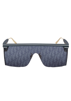 Dior DIORCLUB M1U Blue Logo Shield Unisex Sunglasses CD40042U 90X 00