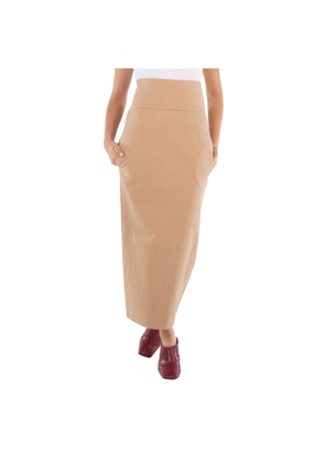 Calcaterra Biscuit Long Tubino Skirt