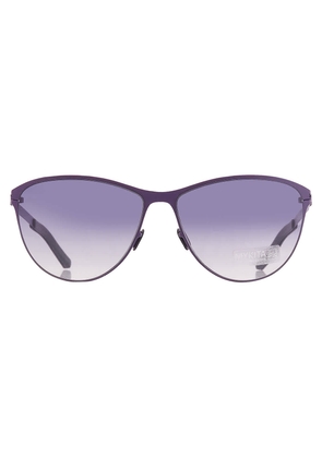 Mykita NO1 SUN-LAETITA-VIOLET Violet Gradient Oval Unisex Sunglasses NO1 SUN-LAETITA 081 57
