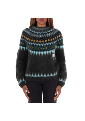 Loewe Lemur Patch Round Neck Sweater