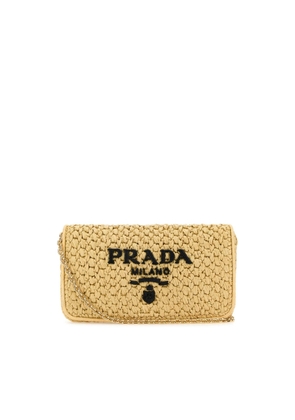 Prada Raffia Crossbody Bag