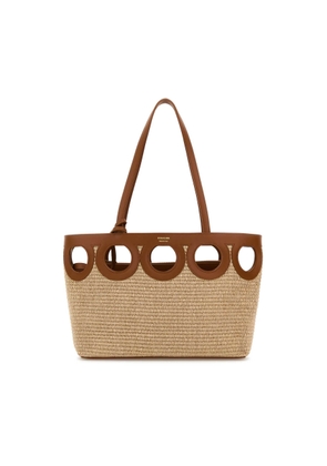 Ferragamo Raffia Shopping Bag