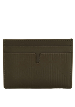Burberry Sandon Check-Pattern Leather Card Holder