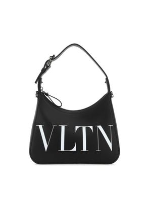Valentino Garavani Black Leather Vltn Handbag