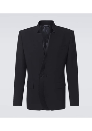 Dolce&Gabbana Wool-blend gabardine blazer