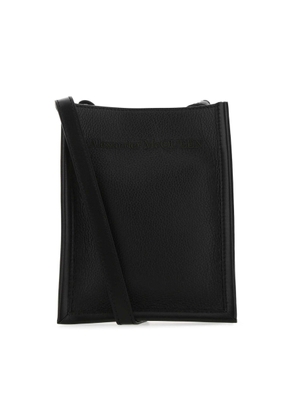 Alexander Mcqueen Logo Embossed Crossbody Bag
