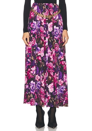 Balenciaga Pleated Skirt in Purple & Pink - Purple. Size 36 (also in 38, 40).