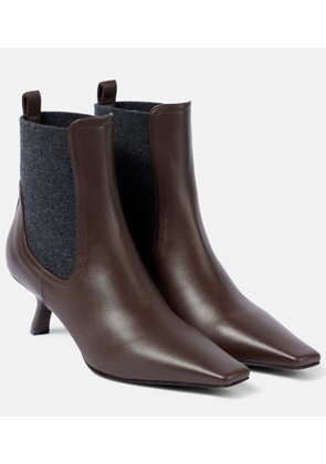 Brunello Cucinelli Leather ankle boots