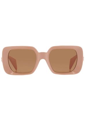 Versace Brown Square Ladies Sunglasses VE4473U 548973 56