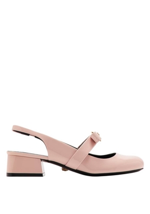 Versace Gianni Ribbon Patent 35 Slingback Pumps