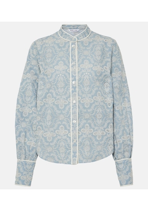 Veronica Beard Thorp cotton blouse