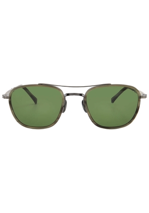 Mr. Leight PRICE S Pure Green Pilot Titanium Sunglasses ML4026 SYC-PW/PGN 49
