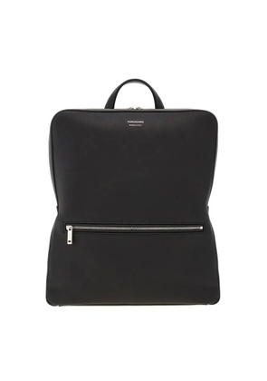 Ferragamo Black New Leather Backpack