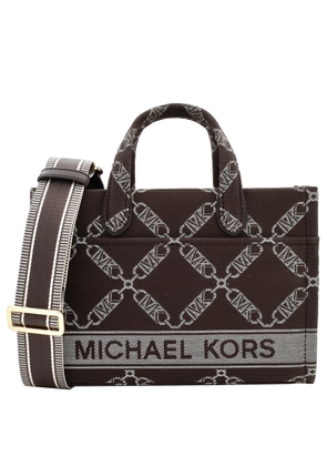 Michael Kors Gigi Empire Logo Jacquard Print Top Handle Tote