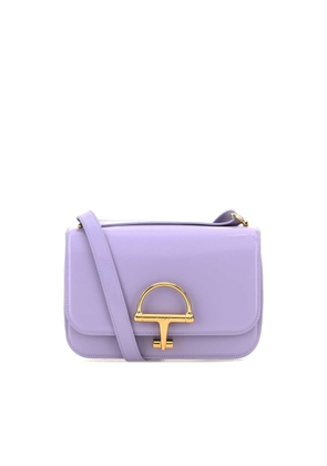 Lilac Leather Small Gucci Siena Shoulder Bag