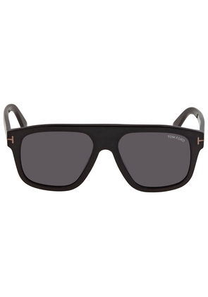 Tom Ford Thor Smoke Rectangular Mens Sunglasses FT0777-N 01A 56