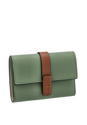 Loewe Small Vertical Wallet - Rosemary/Tan