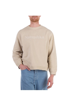 Nanushka Mart Cotton Logo-Embroidered Sweatshirt