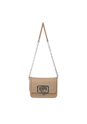 Chiara Ferragni Brown Shoulder Bag