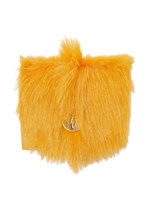 Burberry Faux Fur Chess Leather Wallet