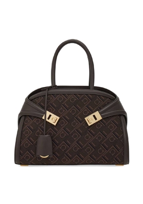 Ferragamo Monogram Jaquard Hug Bag