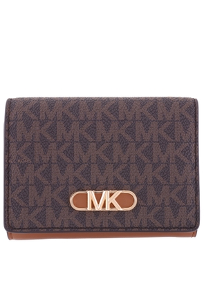 Michael Kors Signature Logo Parker Medium Tri-Fold Wallet