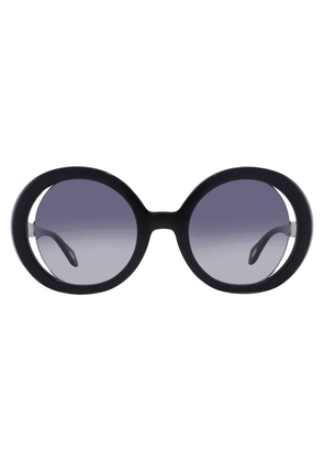 Just Cavalli Smoke Gradient Oval Ladies Sunglasses SJC028 0700 51