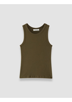 Yeux Cotton Rib Vest - L