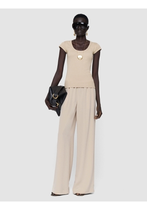 Saba Cotton Rib Top - L