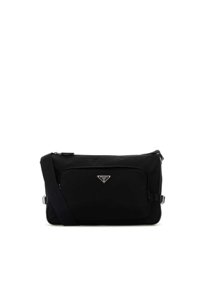 Prada Black Re-Nylon Large Crossbody Bag