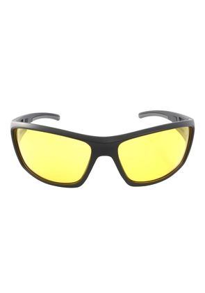 Breed Mens Black Wrap Sunglasses BSG060YL