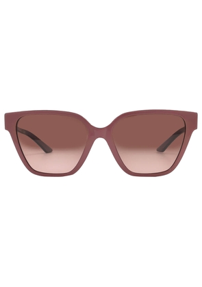 Versace Pink Gradient Grey Butterfly Ladies Sunglasses VE4471B 54755M 56