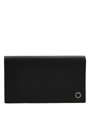 Bvlgari Black Bifold Leather Wallet