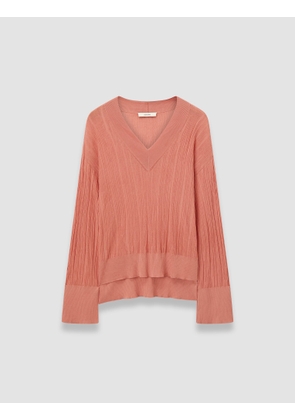 Jardin Silk Cotton Rib Jumper - L