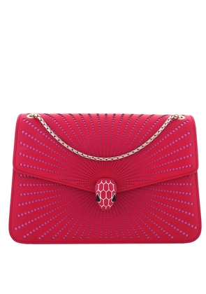 Bvlgari Serpenti Forever Leather Shoulder Bag