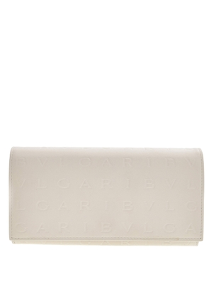 Bvlgari Logo Infinitum Large Leather Wallet