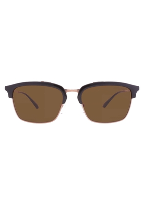 Emporio Armani Brown Square Mens Sunglasses EA4228 320173 55